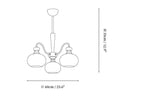 Harmonia Sphere Chandelier