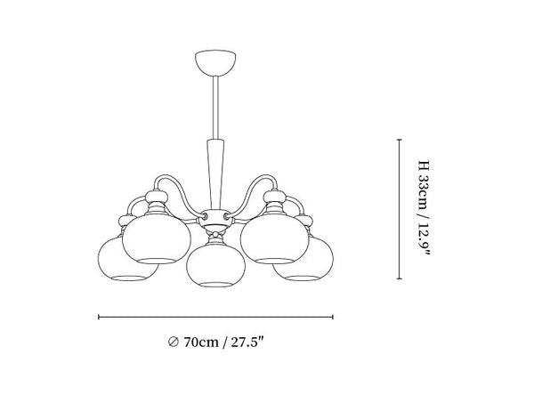 Harmonia Sphere Chandelier