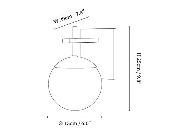 Harmony Globe Sconce