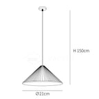 Hat Resin Pendant Lamp