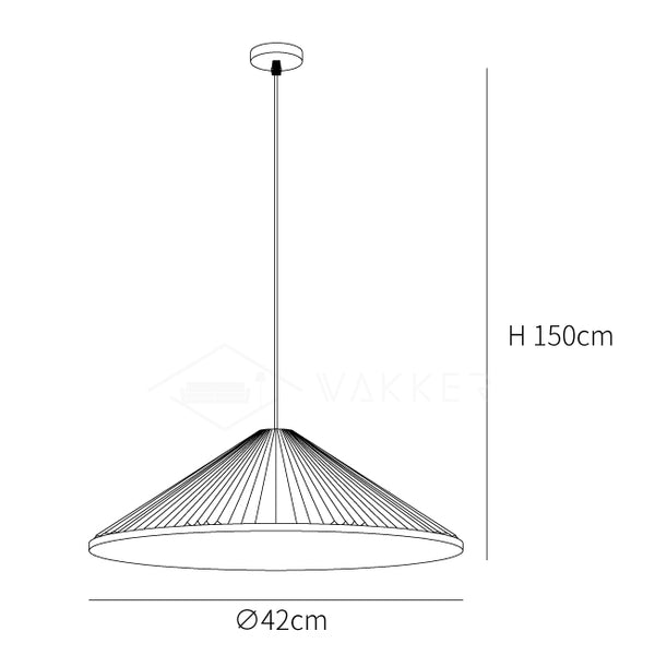 Hat Resin Pendant Lamp