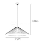 Hat Resin Pendant Lamp