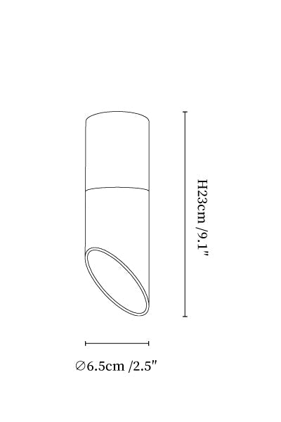 Hazel Tube Surface Downlight