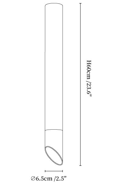 Hazel Tube Surface Downlight