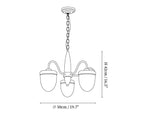 Hazelnut Branch Chandelier
