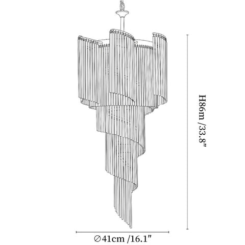 Heliora Cascade Chandelier