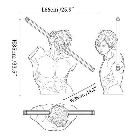 Helios Strike Sculpture Lamp