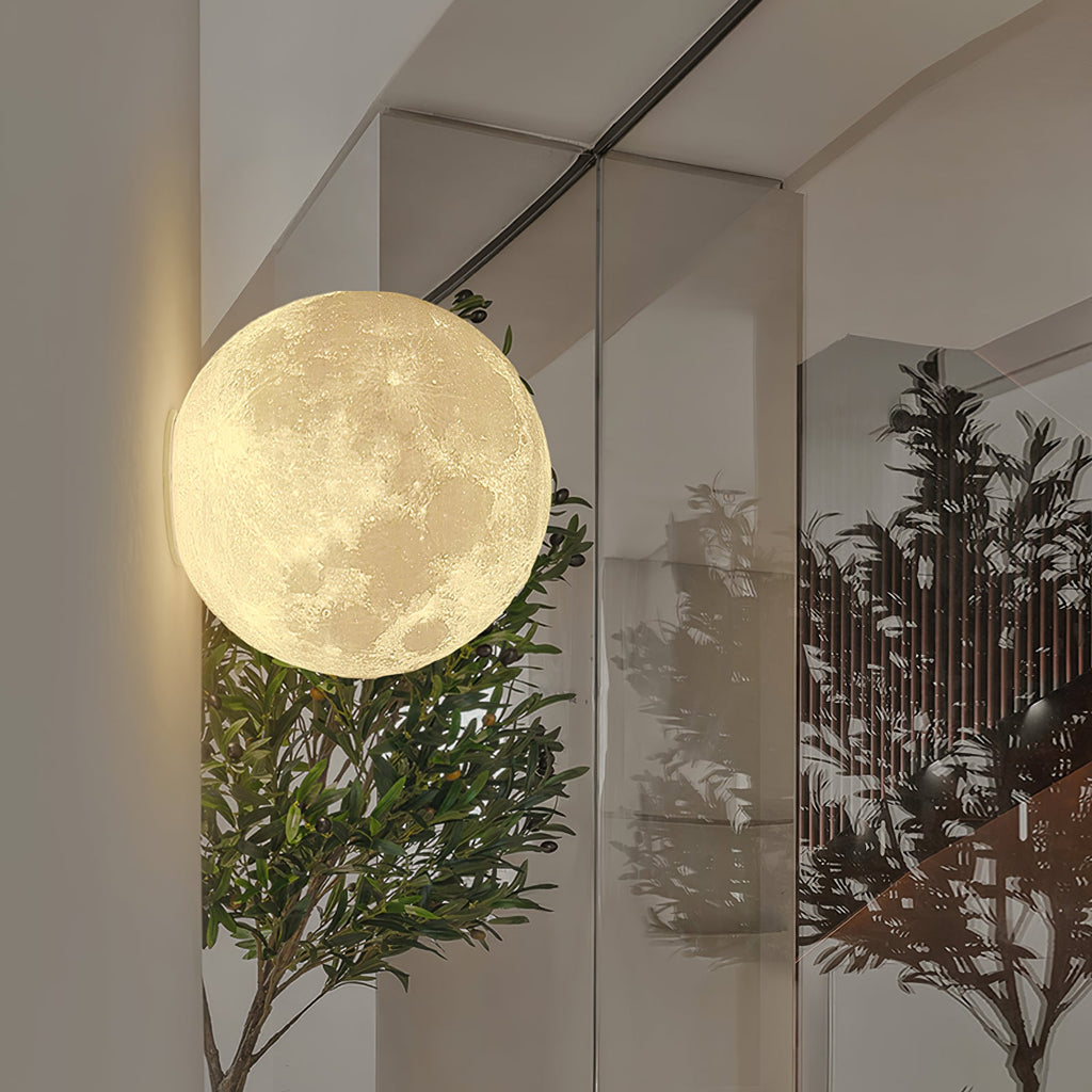 3D Moon Wall Lamp