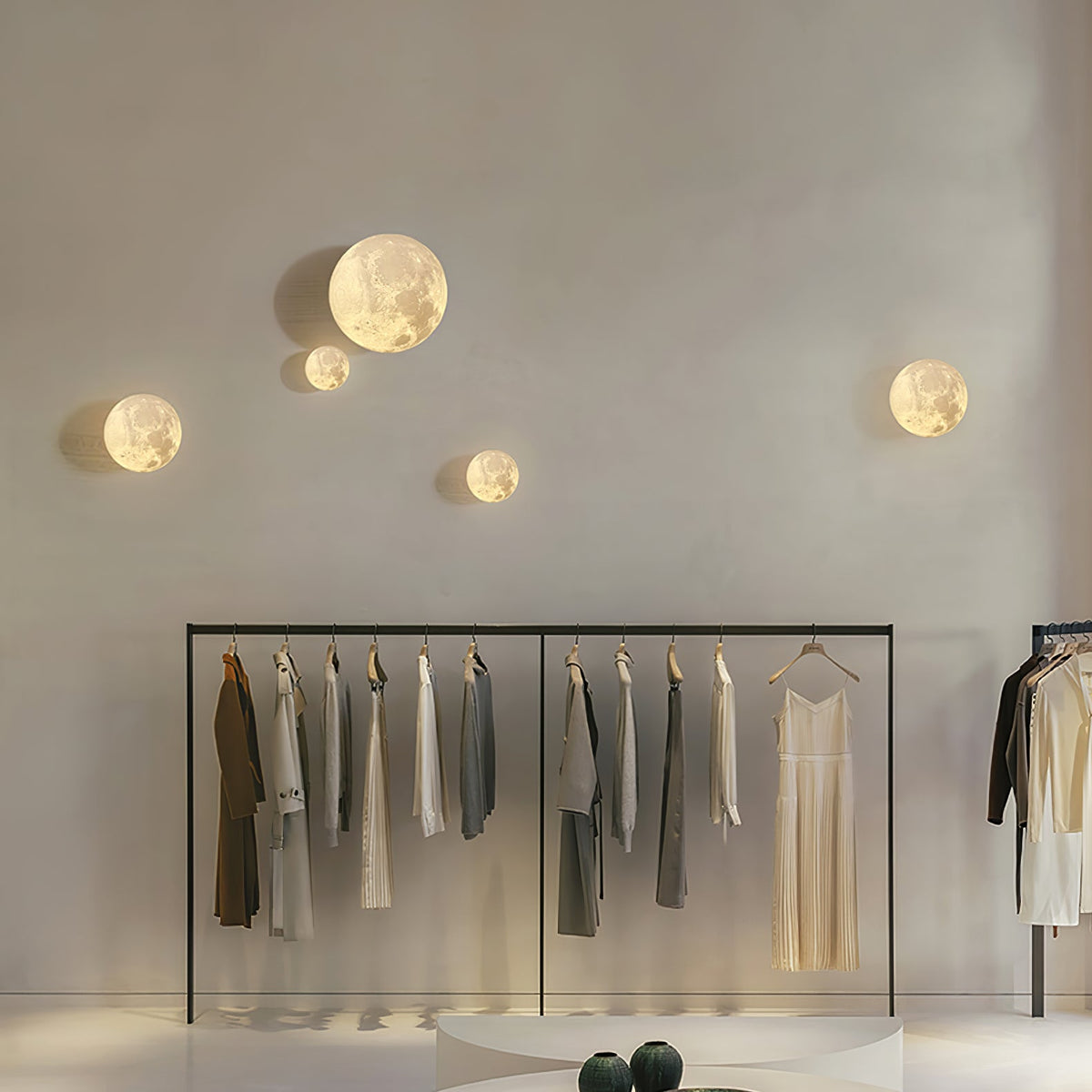 3D Moon Wall Lamp