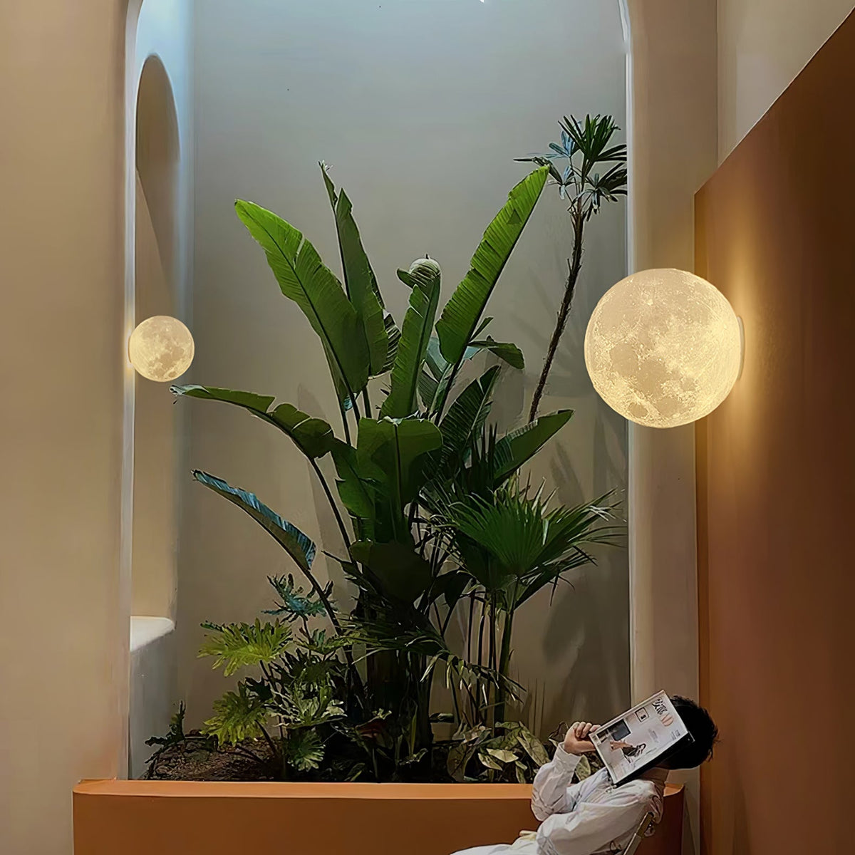 3D Moon Wall Lamp