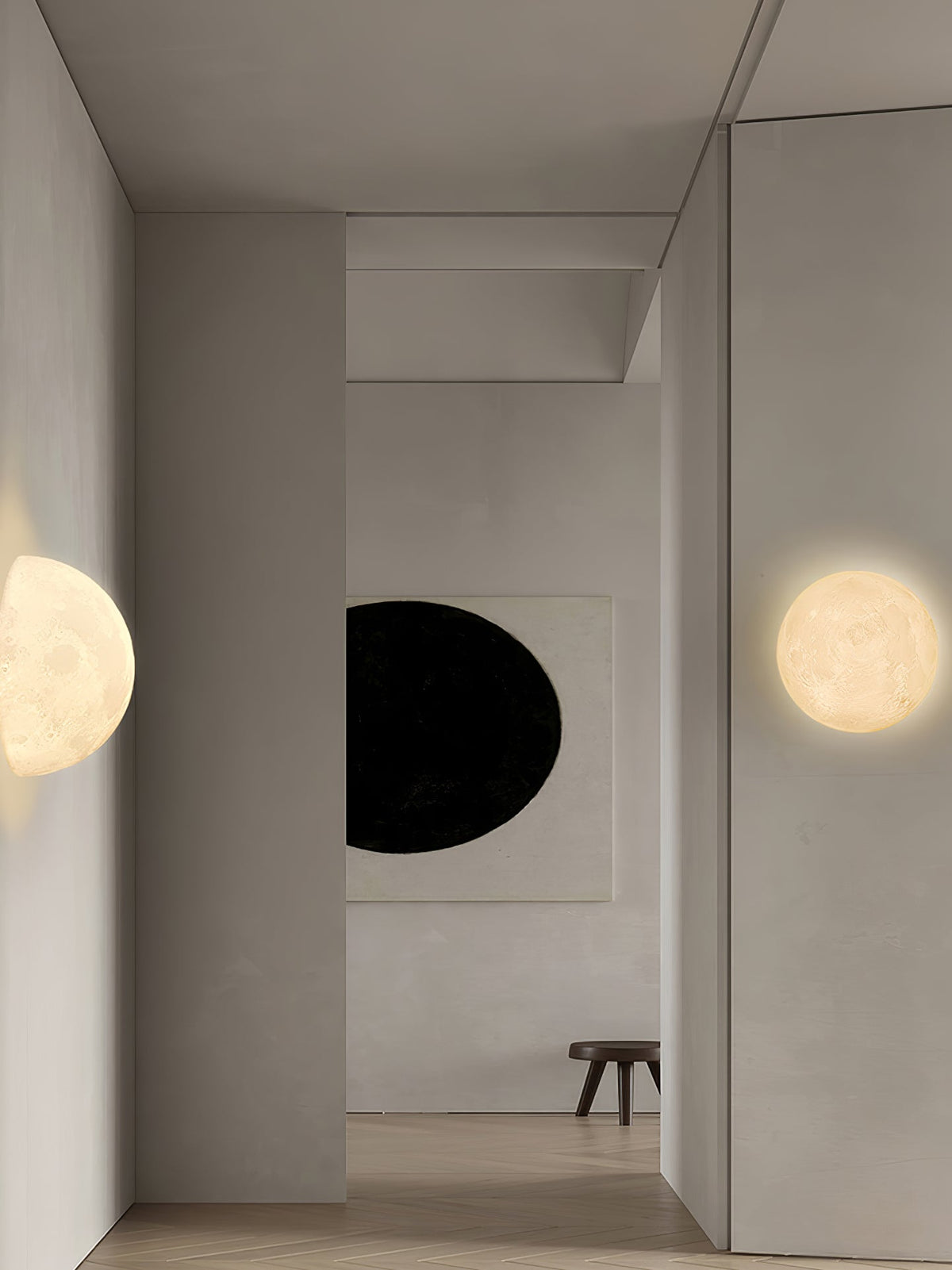 3D Moon Wall Lamp