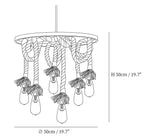 Hemp Rope Industrial Chandelier