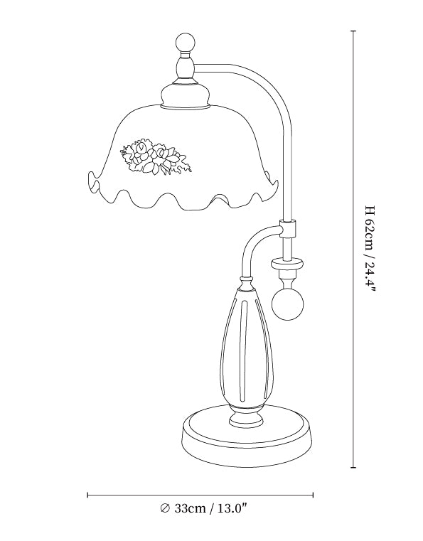 Heritage Bloom Table Lamp