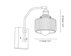Heritage Walnut Wall Lamp