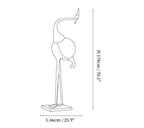 Heron Sculpture Floor Lamp