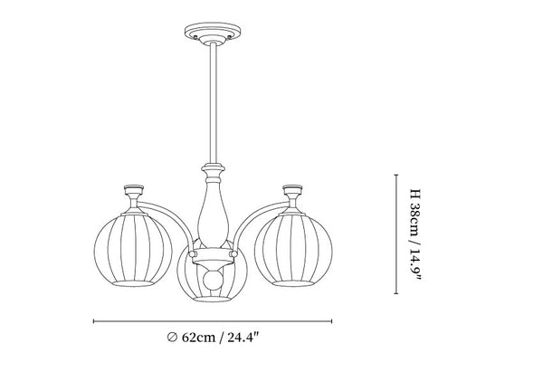 Hespera Orb Chandelier