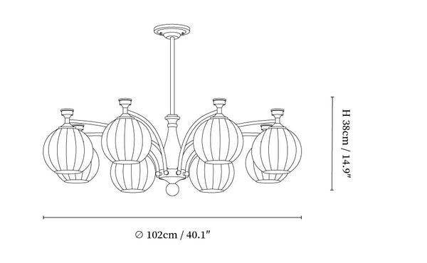 Hespera Orb Chandelier