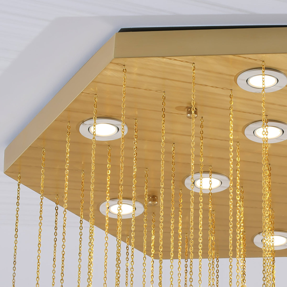 Hexa Alabaster Cascade Chandelier