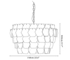 Hexa Cloud Alabaster Pendant Light
