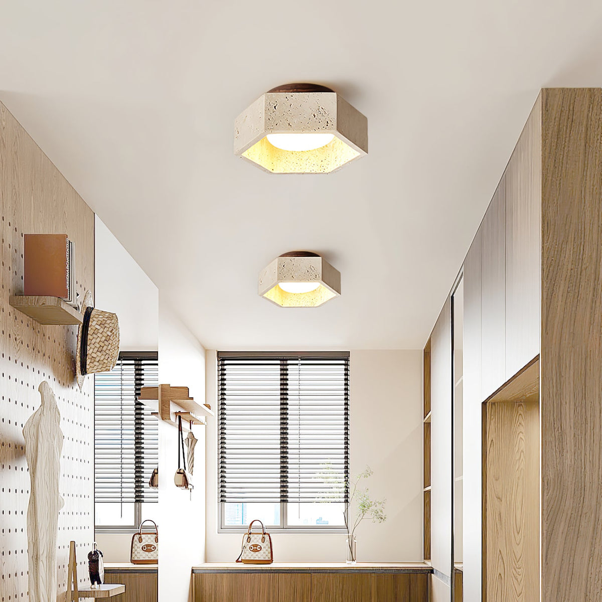 Hexa Core Ceiling Light
