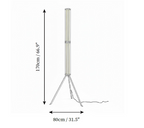 Hexagonal Glass Floor Lamp