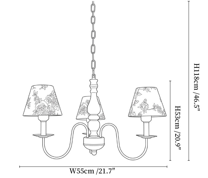 Hollis Arm Chandelier
