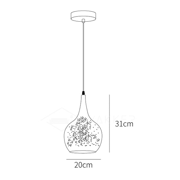 Hollow Industrial Pendant Lamp