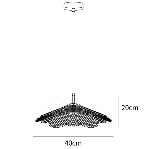 Hollyhock Pendant Light