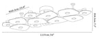 Holmdel Alabaster Ceiling Lamp