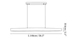 Horizon Linear Wood Pendant Lamp