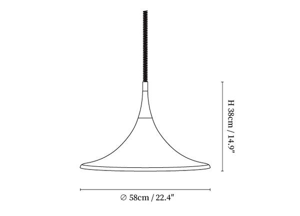 Horn of Light Pendant Lamp