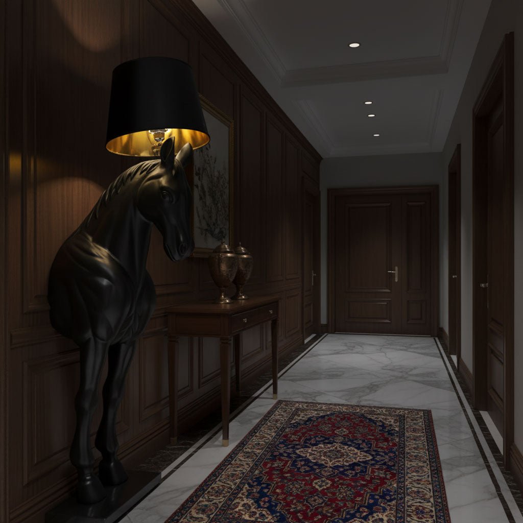 Horse Statue Floor Lamp