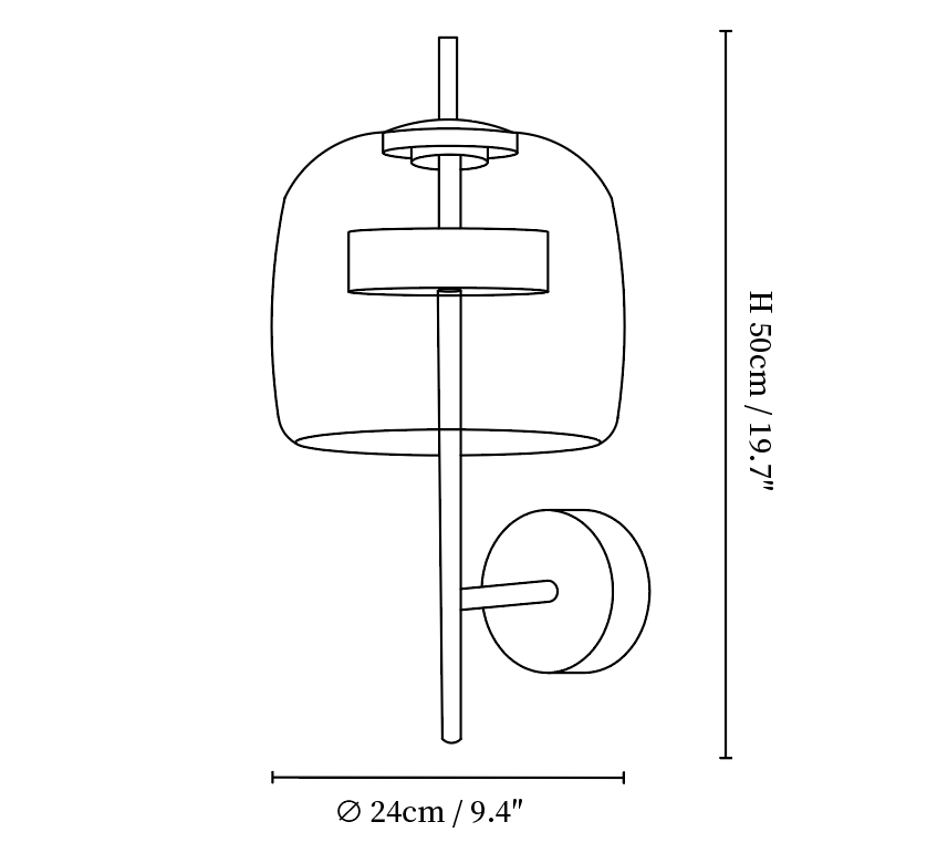 Hourglass Wall Sconce