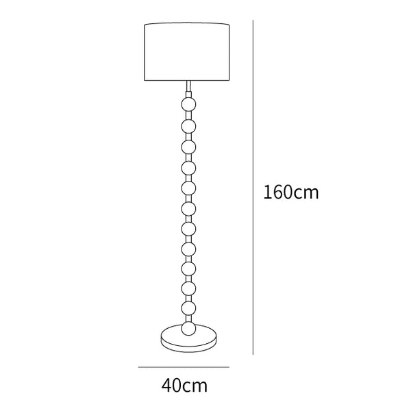 Hugo Barbell Floor Lamp