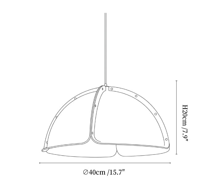 Hush Acoustic Felt Pendant Lamp