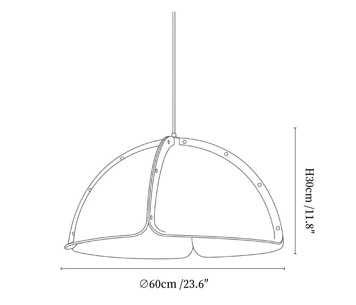 Hush Acoustic Felt Pendant Lamp