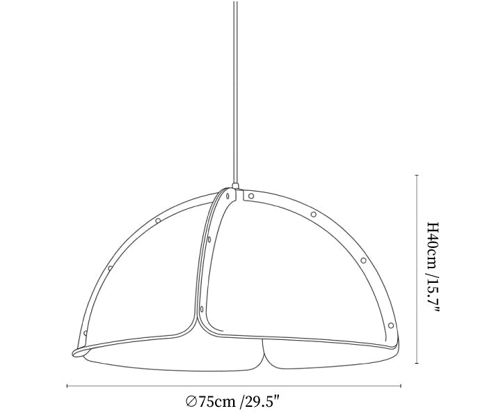 Hush Acoustic Felt Pendant Lamp