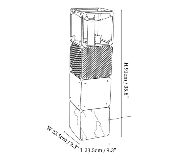 Hyperqube Floor Lamp