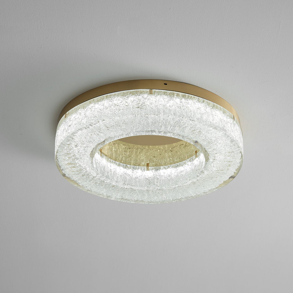 Ice Crack Circle Ceiling Lamp