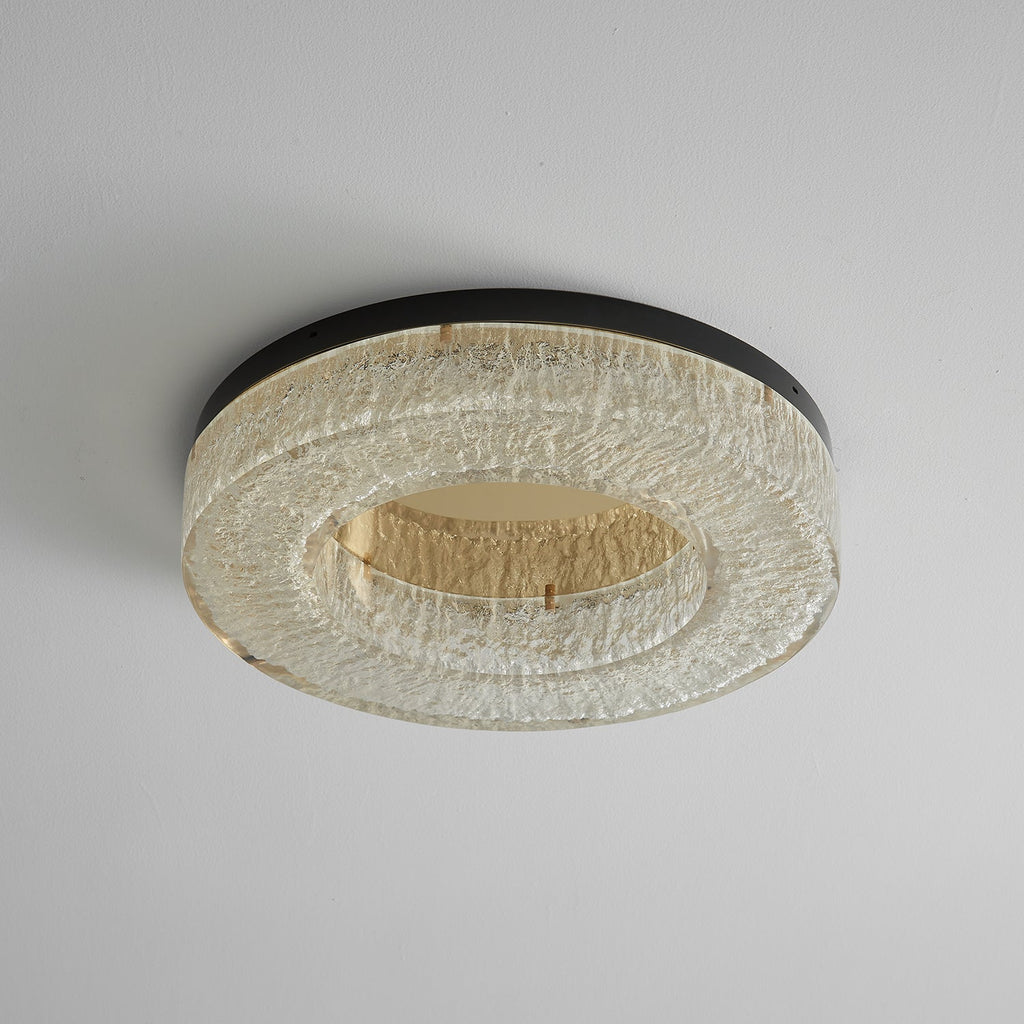 Ice Crack Circle Ceiling Lamp