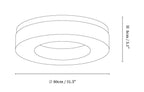 Ice Crack Circle Ceiling Lamp