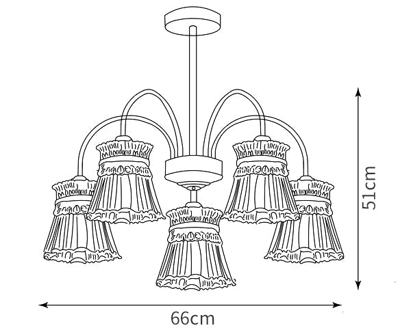 Ice Cream Crystal Chandeliers