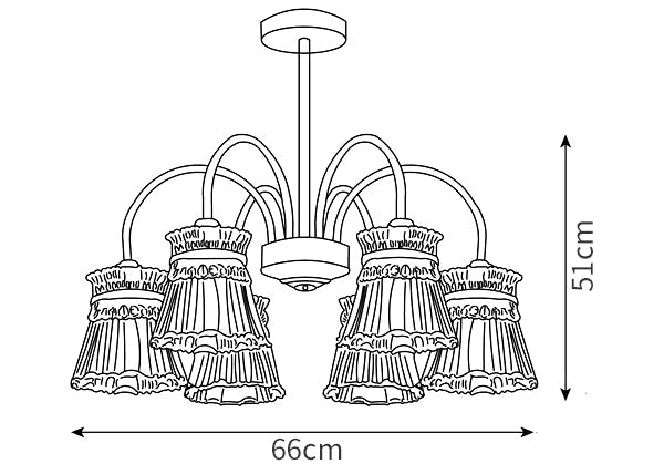 Ice Cream Crystal Chandeliers