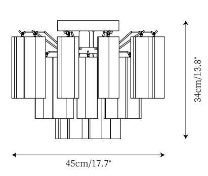 Imondo Tubular Ceiling Lamp