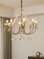 Imperial Pearl Crystal Chandelier