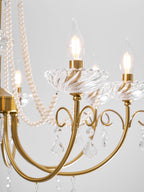 Imperial Pearl Crystal Chandelier