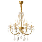 Imperial Pearl Crystal Chandelier