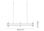 Industrial Axis Linear Pendant Lamp