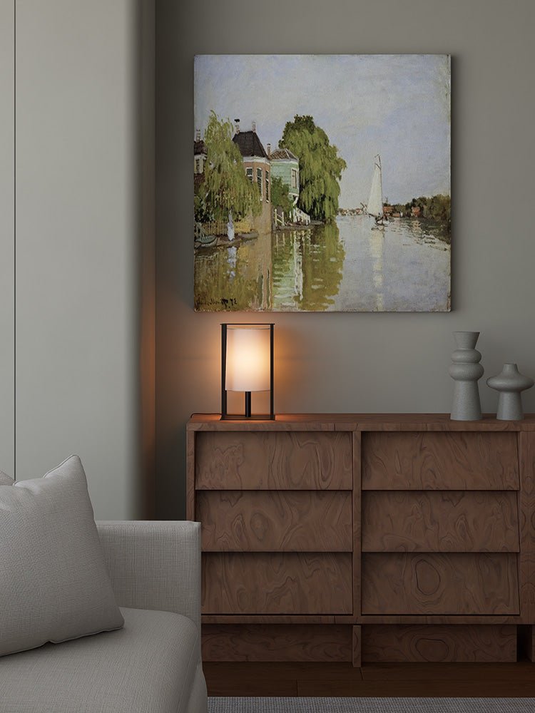 Industrial Cage Frame Table Lamp