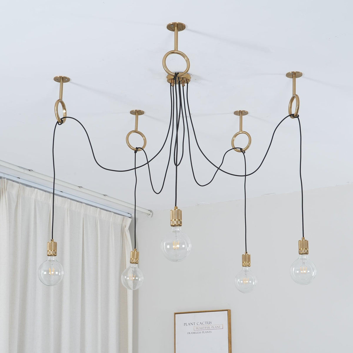 Industrial Spider Chandelier